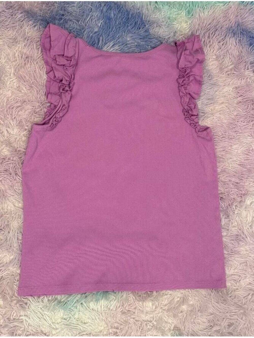 Old Navy Ruffle Sleeve Tank - Picture 2 of 4